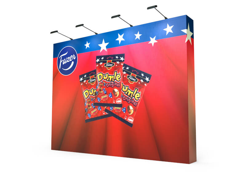 Mässvägg - Pop up tygvägg Large